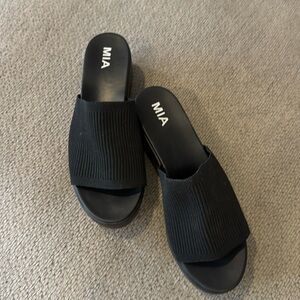 MIA Platform Open Toe Shoes